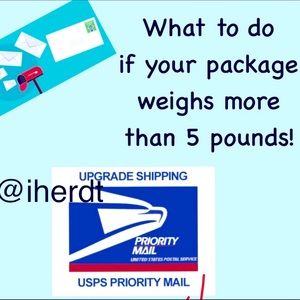 Packages over 10 lbs are not supported
by Poshmark